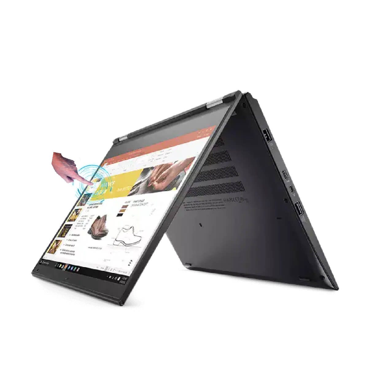 Refurbished Lenovo ThinkPad Yoga X370 2-in-1 Convertible X360 laptop 8GB RAM 256GB SSD Intel Core i5 7th Gen 14 Inches FHD touchscreen Display Laptop With Stylus Pen BT USB HDMI audio jacks port