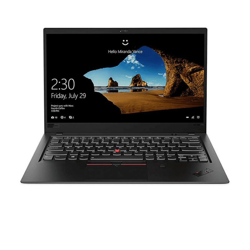 Refurbished LENOVO THINKPAD X1 CARBON Intel Core i5 7th Gen 8GB RAM 256GB SSD 14 inch Full HD Display Ultra-Light Student Business laptop USB 3.0 HDMI VGA Wi-Fi ports Bluetooth HD webcam widows 11