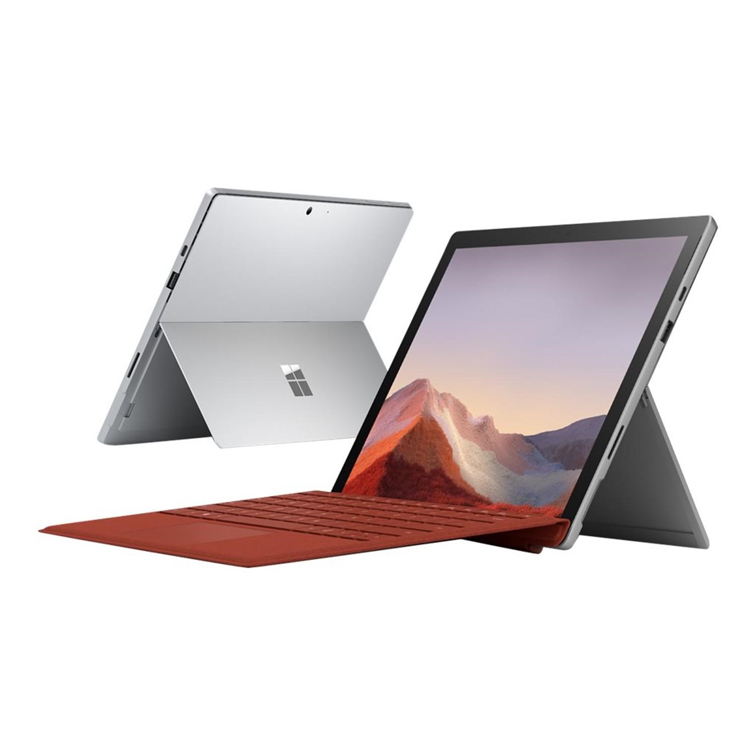Refurbished MICROSOFT SURFACE PRO 8 Intel Core i5 8th Gen 8GB RAM 256GB SSD 2-in-1 Laptop 12.5-inch Touchscreen Display Detachable Backlit keyboard SIM card slot USB HDMI ports Slim Portable Laptop