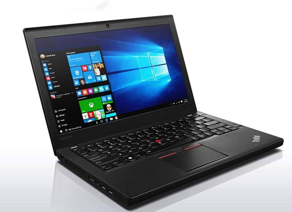 Refurbished Lenovo ThinkPad X260 Intel Core i5 8th Gen 8GB RAM 256GB SSD 12.5-inch FHD Display Lightweight Laptop good for Students & Business USB 3.0 HDMI VGA Wi-Fi ports Bluetooth HD webcam