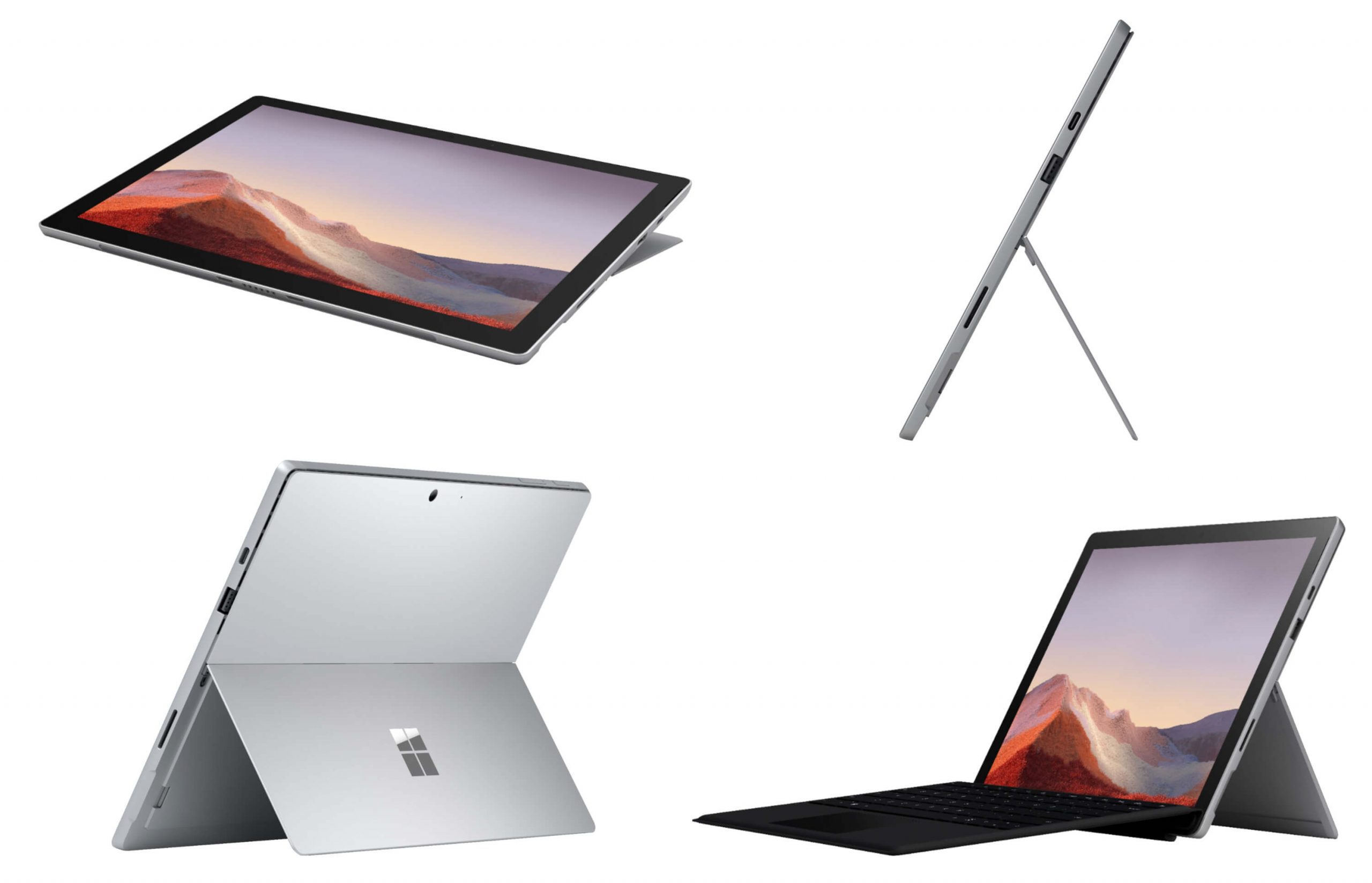 Refurbished MICROSOFT SURFACE PRO 8 Intel Core i5 8th Gen 8GB RAM 256GB SSD 2-in-1 Laptop 12.5-inch Touchscreen Display Detachable Backlit keyboard SIM card slot USB HDMI ports Slim Portable Laptop