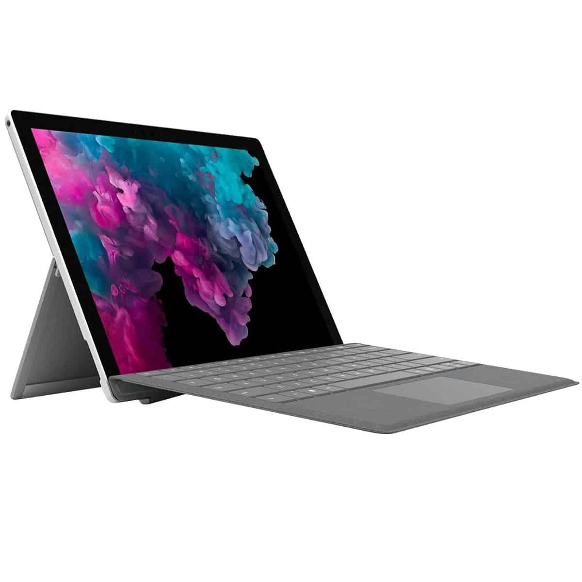Refurbished MICROSOFT SURFACE PRO 8 Intel Core i5 8th Gen 8GB RAM 256GB SSD 2-in-1 Laptop 12.5-inch Touchscreen Display Detachable Backlit keyboard SIM card slot USB HDMI ports Slim Portable Laptop