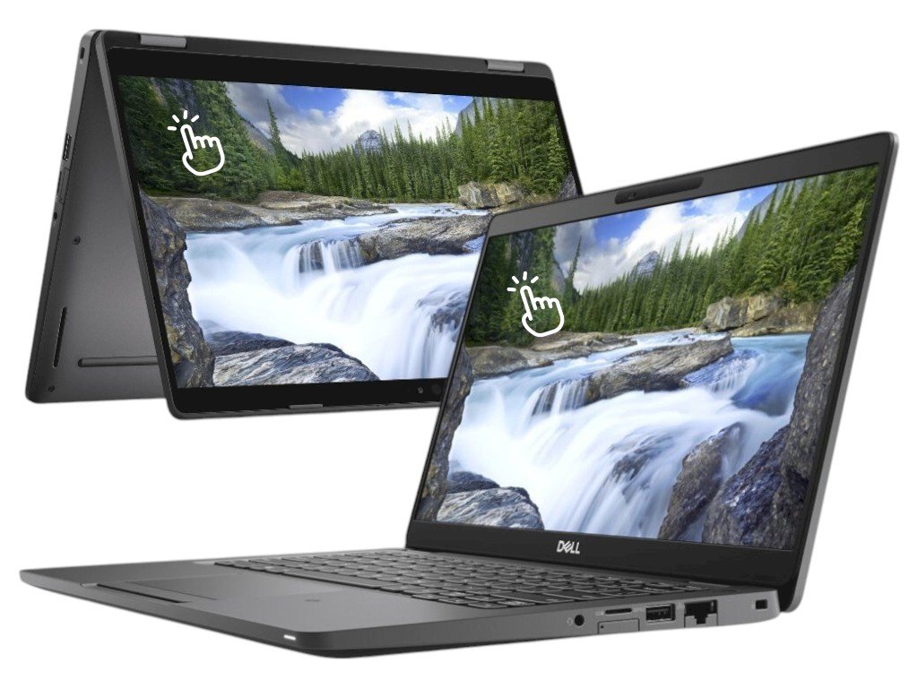 Refurbished DELL LATITUDE 5300 2-in-1 convertible X360 laptop Intel Core i5 8th Gen 8 GB RAM 256GB SSD Windows 11 13.3-inch Full HD touchscreen Display Business Student Backlit Keyboard  HD Webcam