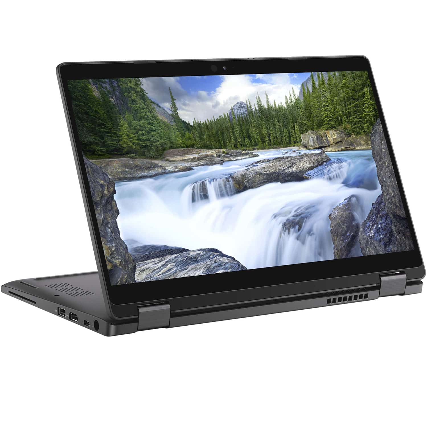 Refurbished DELL LATITUDE 5300 2-in-1 convertible X360 laptop Intel Core i5 8th Gen 8 GB RAM 256GB SSD Windows 11 13.3-inch Full HD touchscreen Display Business Student Backlit Keyboard  HD Webcam