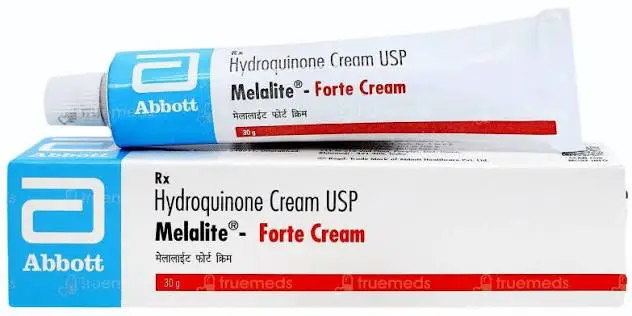 Abbott Melalite Forte Cream Hydroquinone 4% 30g Fade melasma patches blemish sunspots dark spots Even out skin tone Revive dull skin Med grade glow