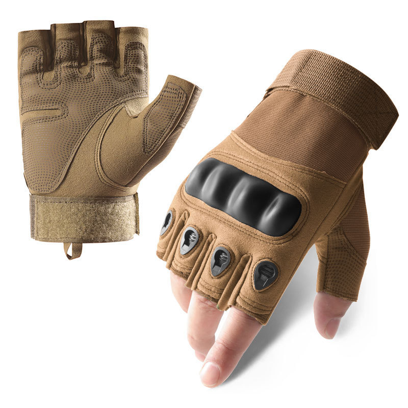 【Outdoor Essential】Anti-Slip Breathable Full Finger Gloves with Full Palm Protection for Gym Workout, Motorcycle Riding, Cycling, Repair, Camping and Training