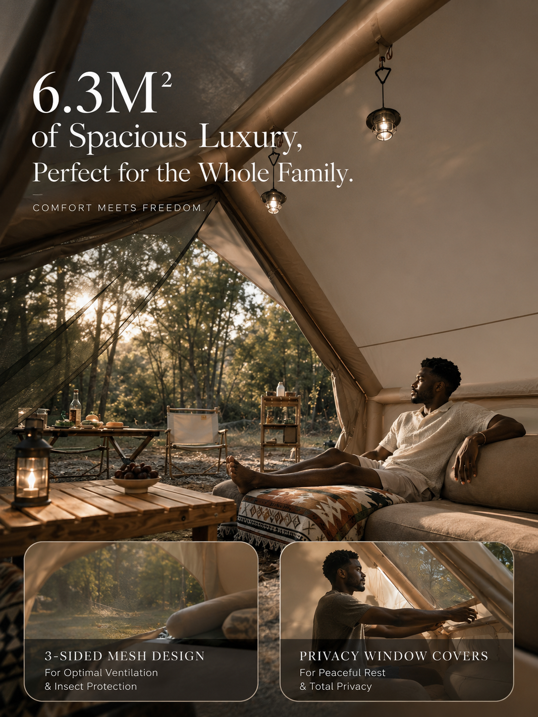 【Luxury vacation 】 Everything Included
Comfortable experience for 5 - 6 people
House-Outdoor Inflatable Tent