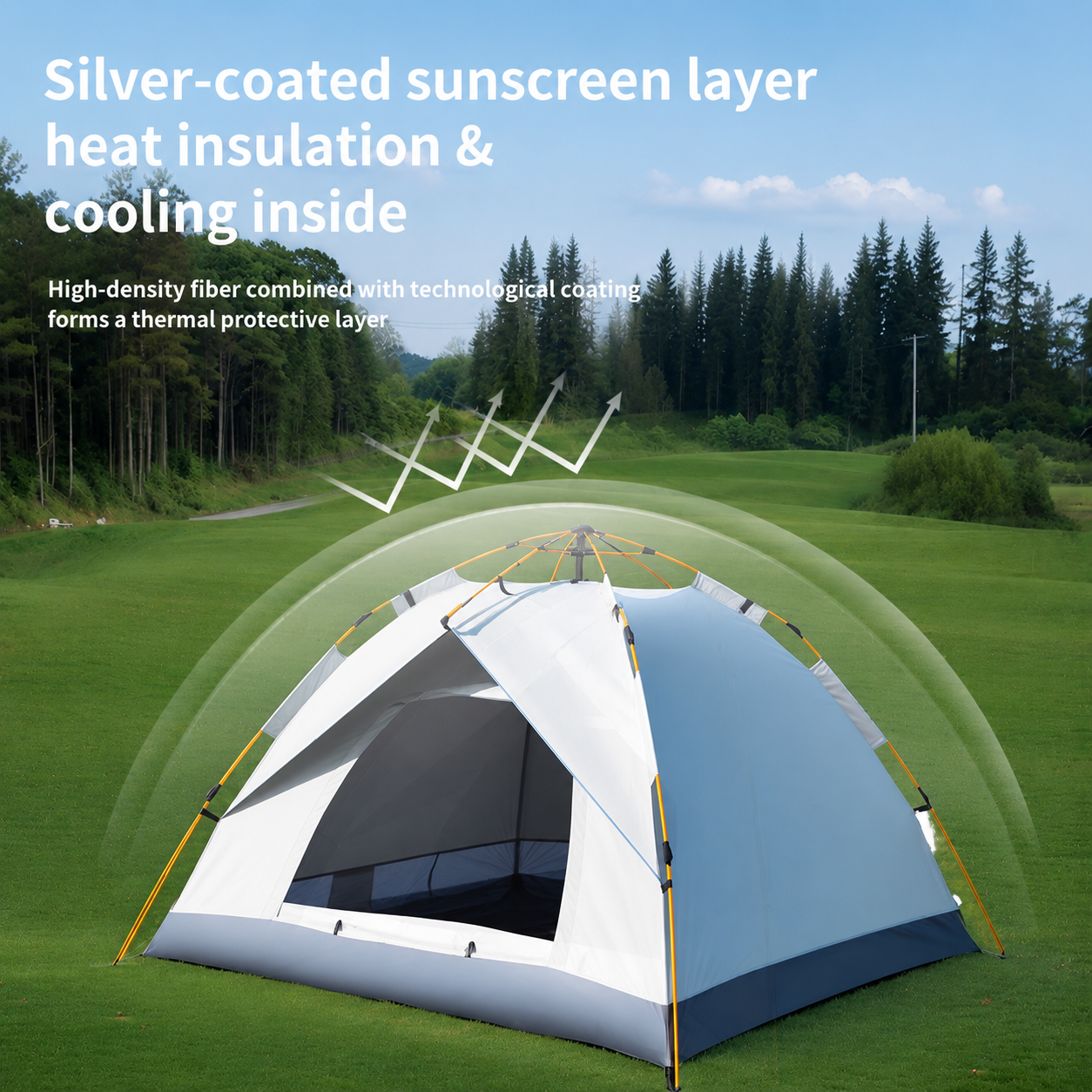 【SUPER OFFER】2m × 2m | anti-mosquito
3–4 People Automatic Waterproof Camping Tent