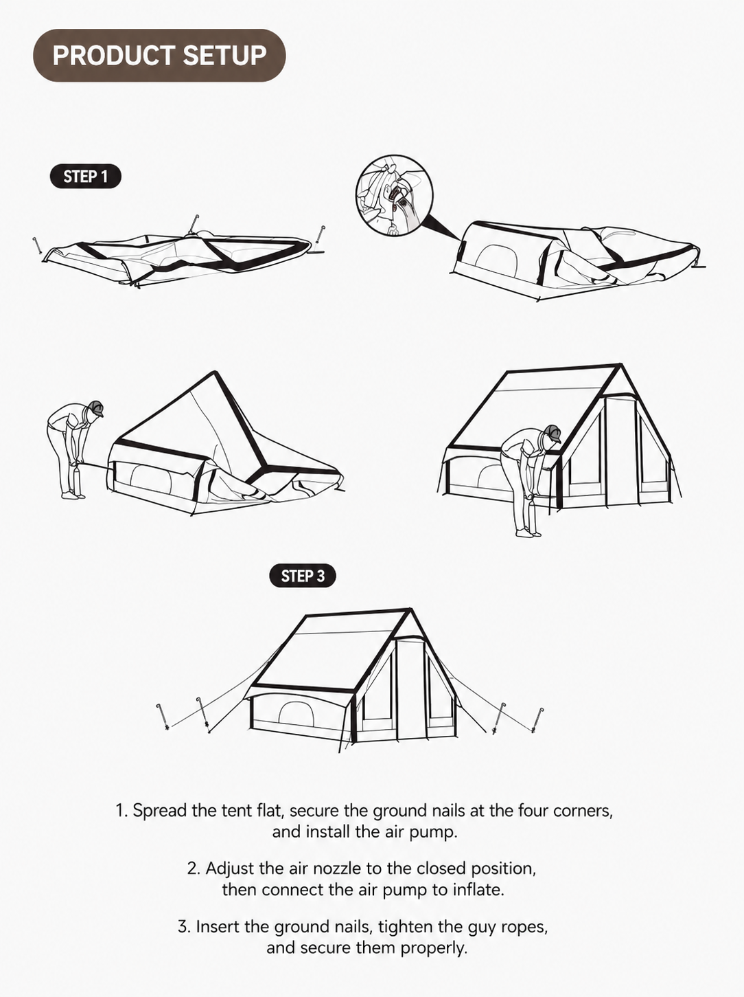 【Luxury vacation 】 Everything Included
Comfortable experience for 5 - 6 people
House-Outdoor Inflatable Tent