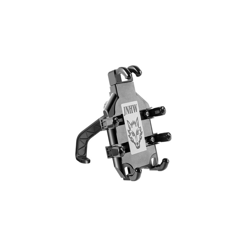 【Secure Grip + 360° Rotatable】Durable Universal Bike Motorcycle E-Scooter Phone Holder, Firm Anti-Slip Handlebar Mount for 4.7-7.2 Inch Phones