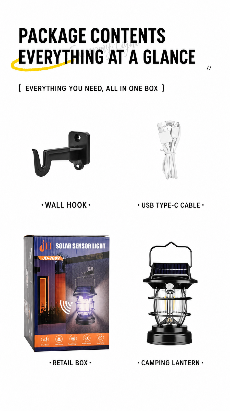 【sloar light】Vintage Solar Camping Lantern Outdoor Waterproof Retro Hanging LED Lamp for Garden Patio Tent Lighting Camping Lantern