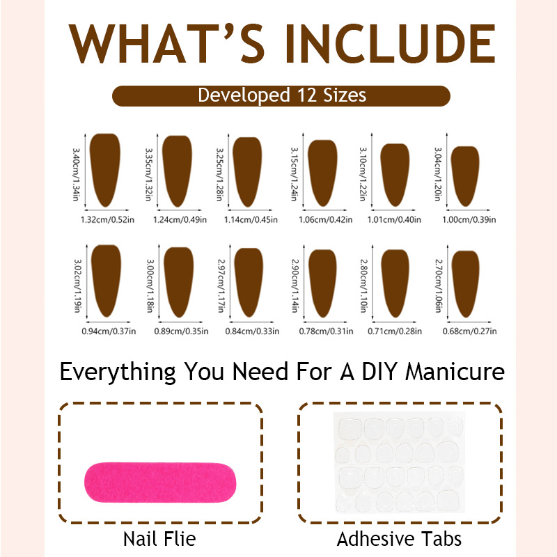 24Pcs Long Stiletto Press On Nails 3D Flower French Tip Gold Handmade False Nails Artificial Nail Tips Full Cover view 4