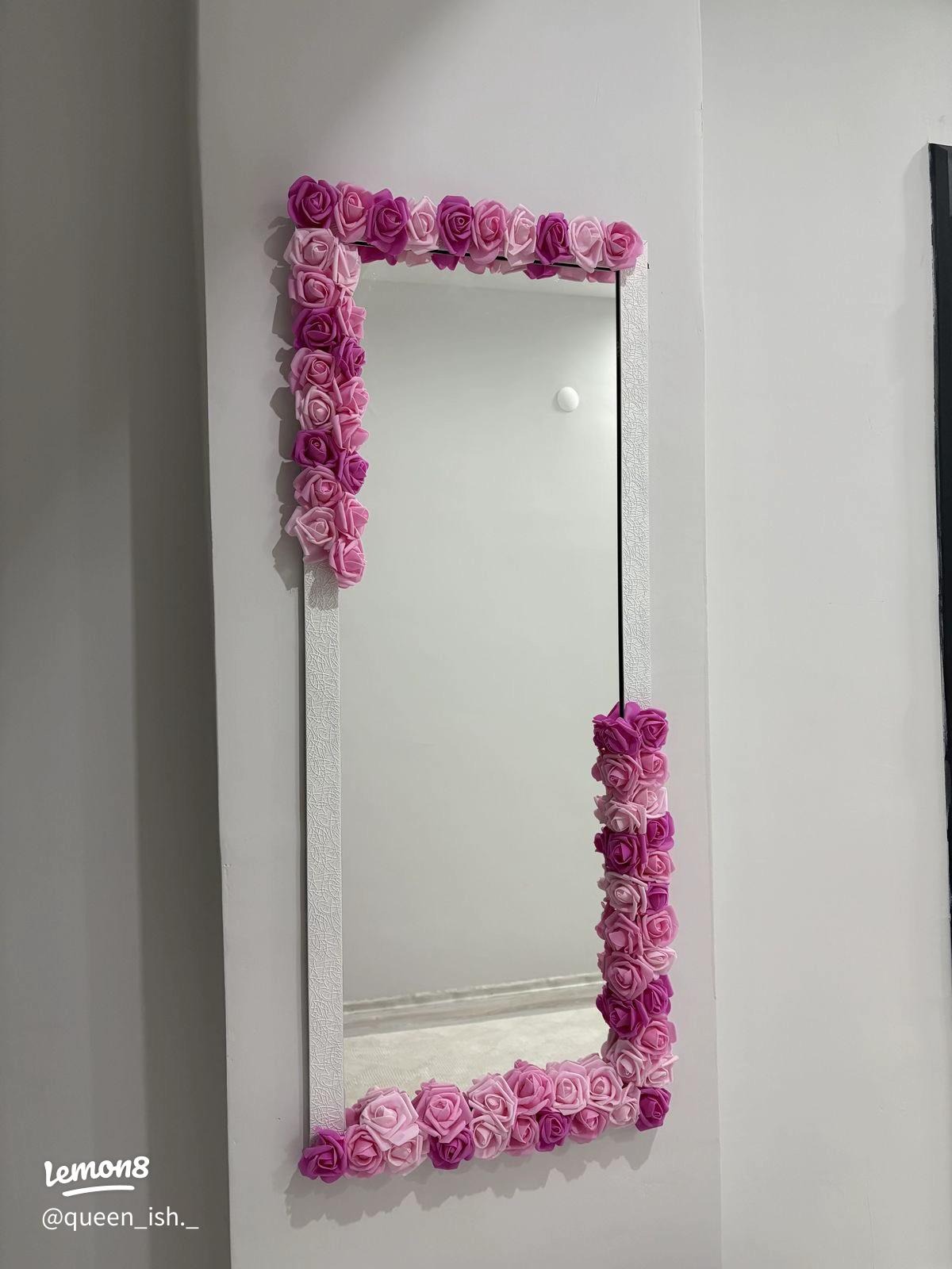 NOW AVAILABLE!!! 🌹BIG DIY Decorative Mirror Petals, Artificial Decorative Flowers + GLUE STICK Blue, white, red, pink, blue, purple, brown, yellow, gray, green