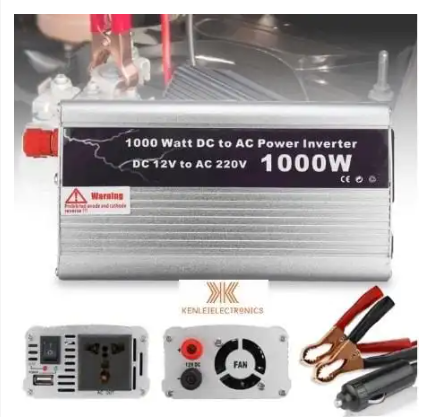 1000W DC 12V to AC 220V portable car power inverter charger converter adapter