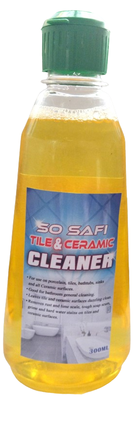 So Safi Tile Cleaner 300 ML | Ceramic & Bathroom Cleaner | Removes Hard Water, Rust & Soap Scum Stains | Odourless | Made in Kenya