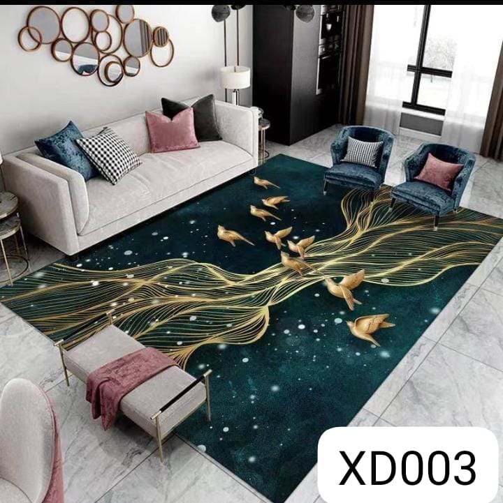 Luxury 3D Carpet  – Modern Non-Slip Living Room & Bedroom Carpet
