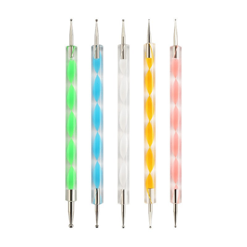 15/20Pcs Nails Art Brushes Set Manicure Liquid Powder Carving UV Nail Gel Polish Painting Pen Nail Acrylic Extension Builder Tool E0195
