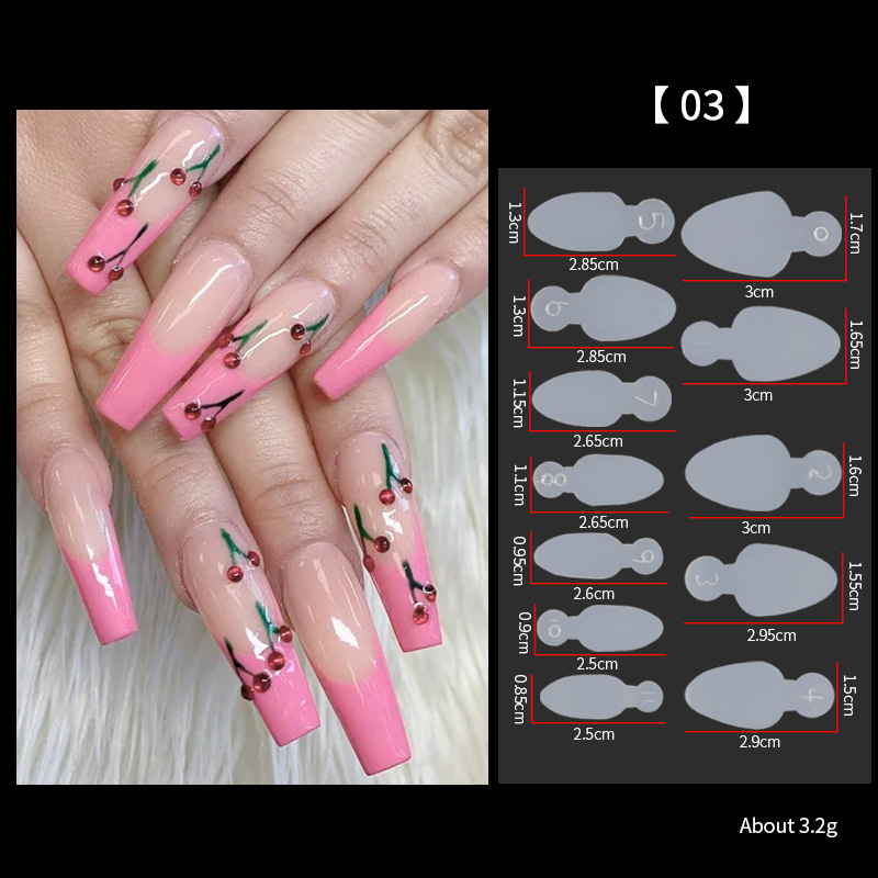 12pcs Dual Nail Forms False Tips For Gel Extension Quick Building French Nails Mold Soft Silicone Pads Manicure Tools E0142A