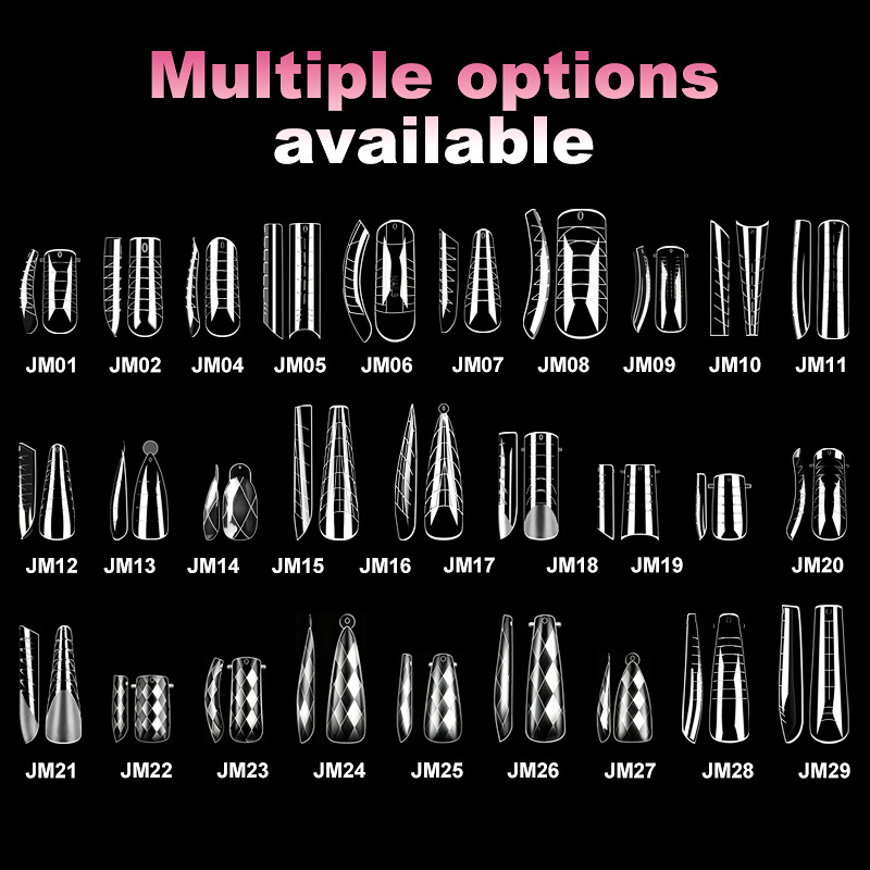 120Pcs Dual Forms Finger Top Forms For False Nail Art Tips Upper Form For Poly Nail Gel Extension Building Mold Nail Forms E0144A view 8