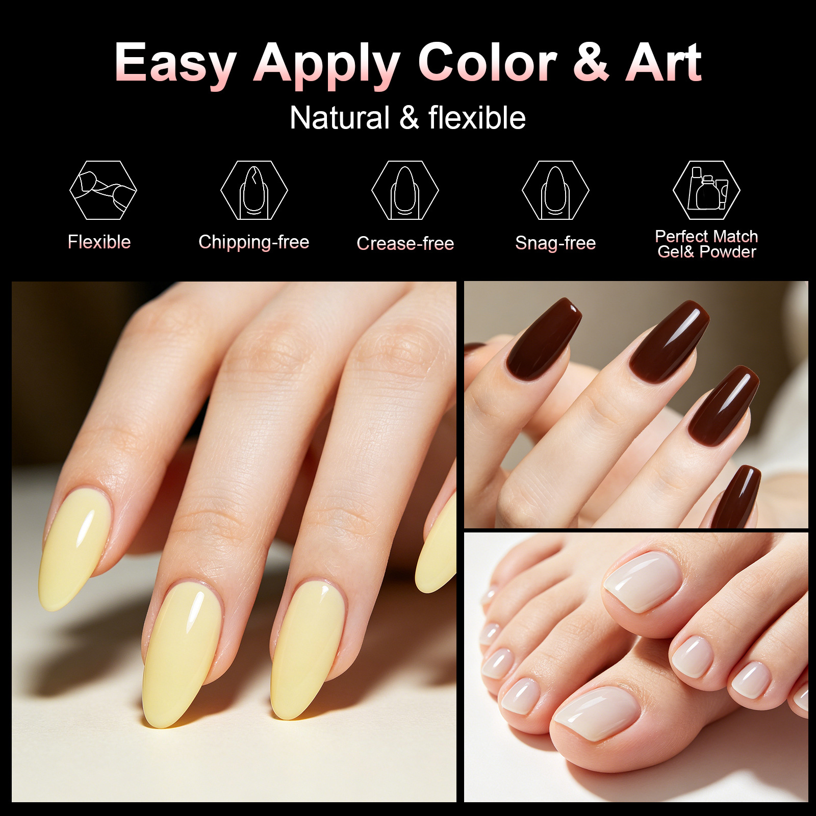 120pcs Semi-Matte Extension Soft Gel Tips Almond Stiletto Coffin French False Nails Full Cover Acrylic Salon Home Press On Nails E0185 view 10