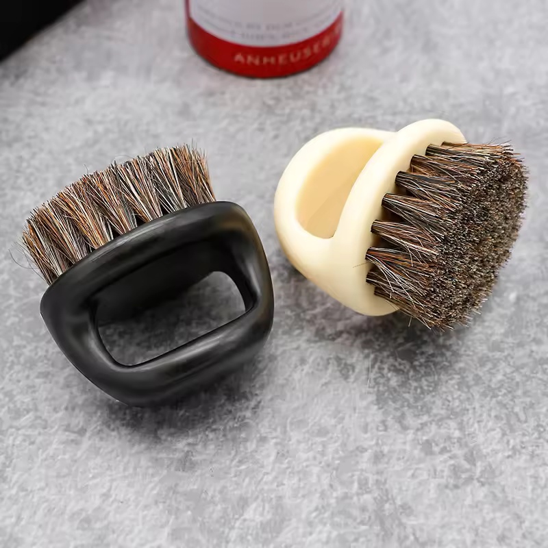 Men Beard Shaving Brush Wild Boar Fur Soft Barber Salon Facial Cleaning Shave Tools Razor Brush with Handle Styling Accessory E0308