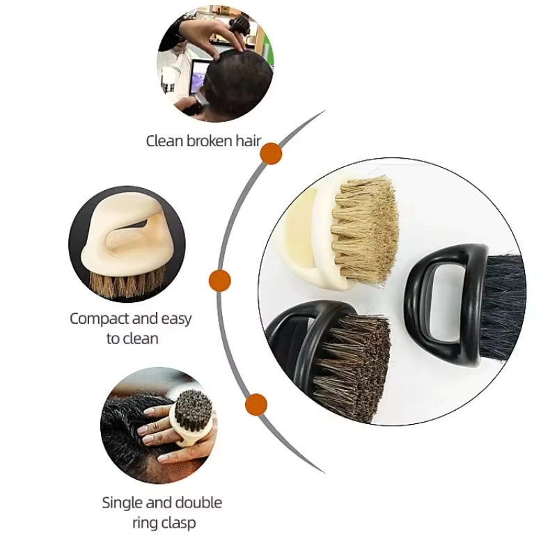 Men Beard Shaving Brush Wild Boar Fur Soft Barber Salon Facial Cleaning Shave Tools Razor Brush with Handle Styling Accessory E0308