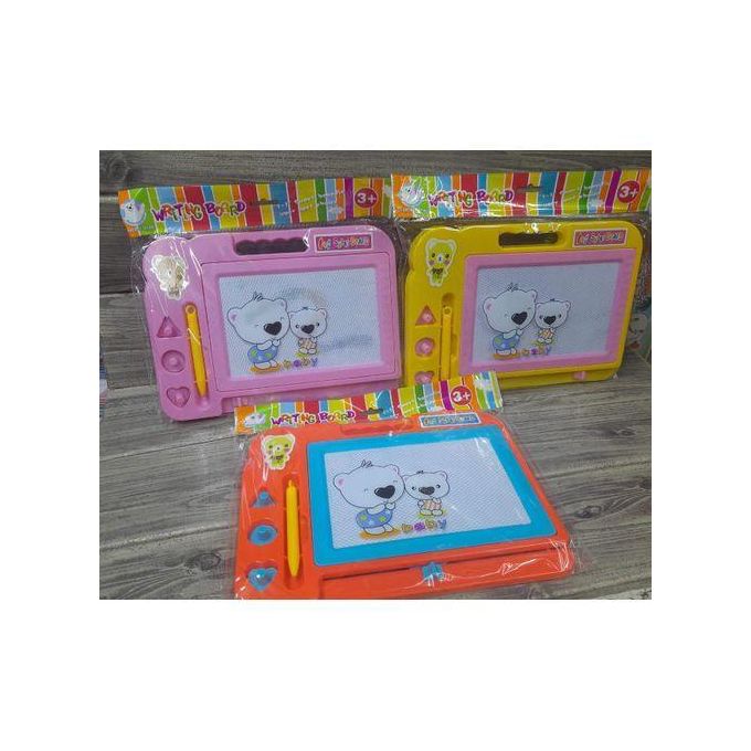 Magnetic Kids Drawing Board – Educational Doodle Sketch Pad with Pen & Shapes – Reusable, Mess-Free Creative Toy for Toddlers & Children – Fun Learning Tool