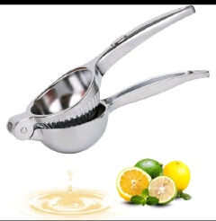 Stainless steel  Lemon Squeezer – Heavy Duty  Lemon extractor inless Steel Citrus Press Juicer for Lemons (ndimu), Limes & Oranges, Ergonomic Handle & Easy-Pour Design for Kitchen, Bar & Home Us