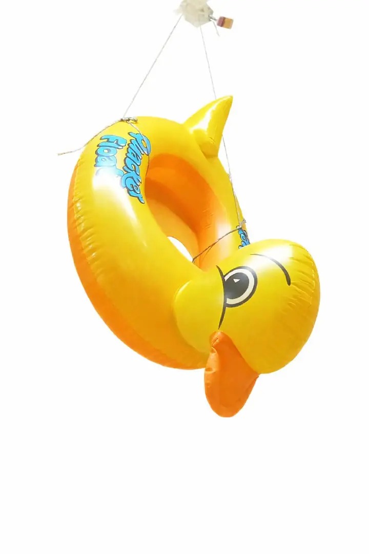 Duck Baby Kids Inflatable Swimming Floater – Toddler Pool Float with Safety Seat & Double Handles, Durable PVC Swim Ring for Ages 6 Months to 3 Years, Summer Water Training Toy
