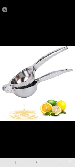 Stainless steel  Lemon Squeezer – Heavy Duty  Lemon extractor inless Steel Citrus Press Juicer for Lemons (ndimu), Limes & Oranges, Ergonomic Handle & Easy-Pour Design for Kitchen, Bar & Home Us