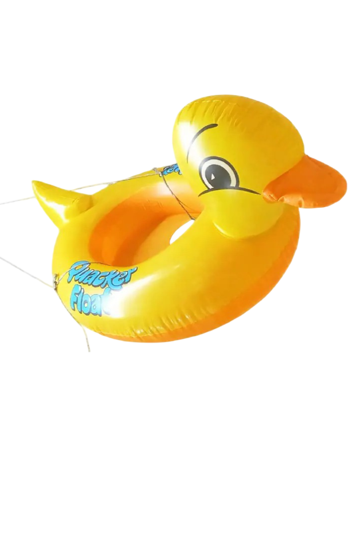Duck Baby Kids Inflatable Swimming Floater – Toddler Pool Float with Safety Seat & Double Handles, Durable PVC Swim Ring for Ages 6 Months to 3 Years, Summer Water Training Toy
