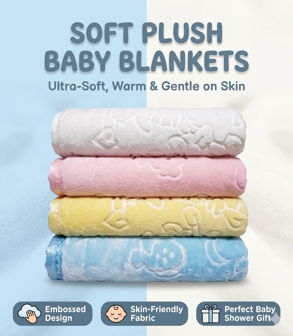 Best Baby Heavy Super Soft Shawl Blanket – Ultra-Warm & Cozy Wrap for Newborns, Plush Fleece Baby Cover for Boys, Girls & Unisex
