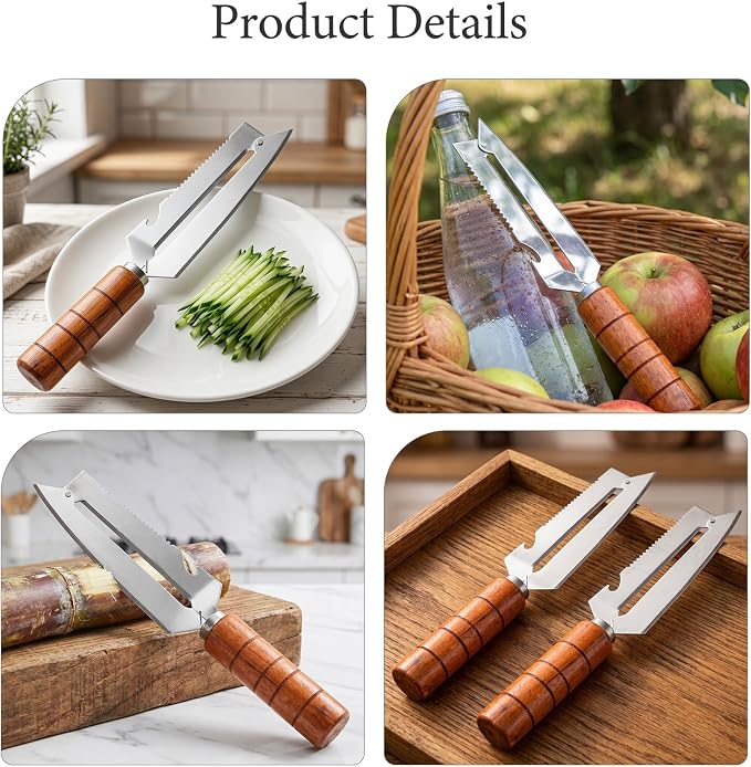 Cabbage Slicer – Stainless Steel Cutter & Shredder with Handle, Multifunctional Manual Vegetable Chopper for Cabbage, Carrots, Potatoes & Salads, Essential Kitchen Gadget