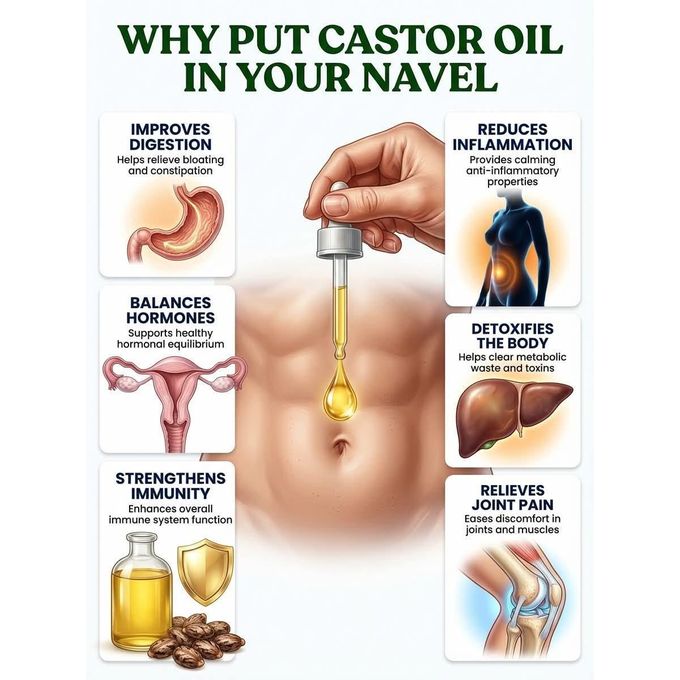 Kijani Castor Oil 100ml - 100% Organic Cold-Pressed for Hair Growth & Skin Hydration