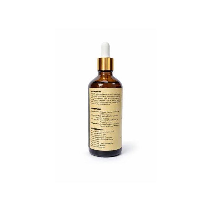 Kijani Castor Oil 100ml - 100% Organic Cold-Pressed for Hair Growth & Skin Hydration
