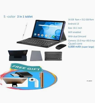 🔥NEW OFFER!! 🔥(4GB+128GB)  Lenovo  Ideapad Tablet Intel ATOM x5-Z8350 4GB Ram 128GB SSD Storage 10.1''INCH windows 10,office 2016 , windows Tablet (4GB+128GB) Refurbishhed Lenovo detachable keyboard