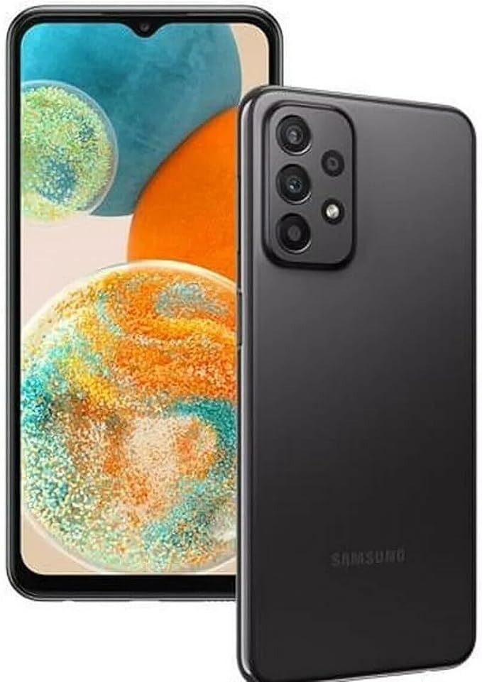 🔥EX-UK 🔥 Samsung Galaxy A23 128GB ROM 8GB RAM 6.6" Display Android 12, One UI 4.1 50MP Quad Camera Dual SIM Li-Po 5000 mAh, non-removable Battery Samsung Galaxy A23 128GB ROM 8GB RAM 6.6" Display An