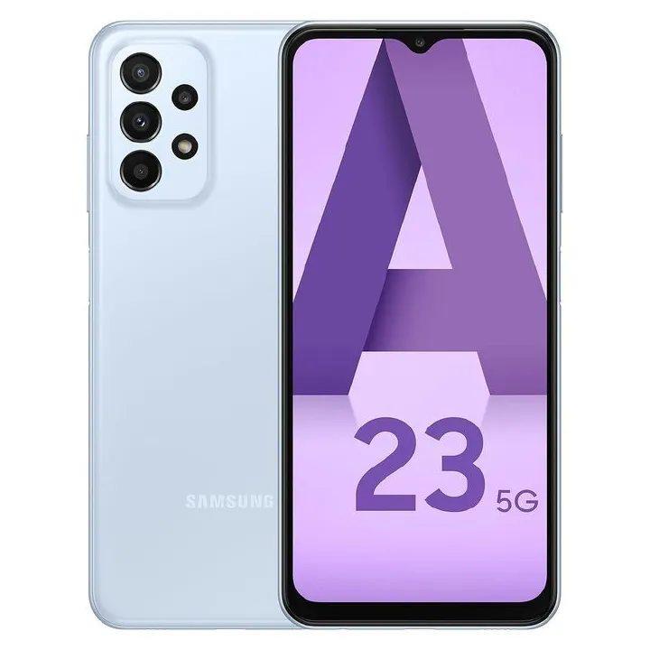 🔥EX-UK 🔥 Samsung Galaxy A23 128GB ROM 8GB RAM 6.6" Display Android 12, One UI 4.1 50MP Quad Camera Dual SIM Li-Po 5000 mAh, non-removable Battery Samsung Galaxy A23 128GB ROM 8GB RAM 6.6" Display An