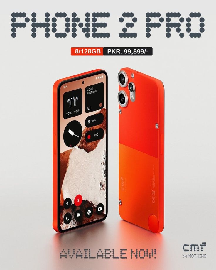 🔥 OFFER! 🔥Nothing Phone 2 Pro 256GB ROM 12GB RAM 6.7" AMOLED Display Android 14 50MP Dual Camera 50MP Selfie Camera Fingerprint (Under Display Optical) Dual SIM 5000mAh Battery Nothing Phone 2 Pro 2