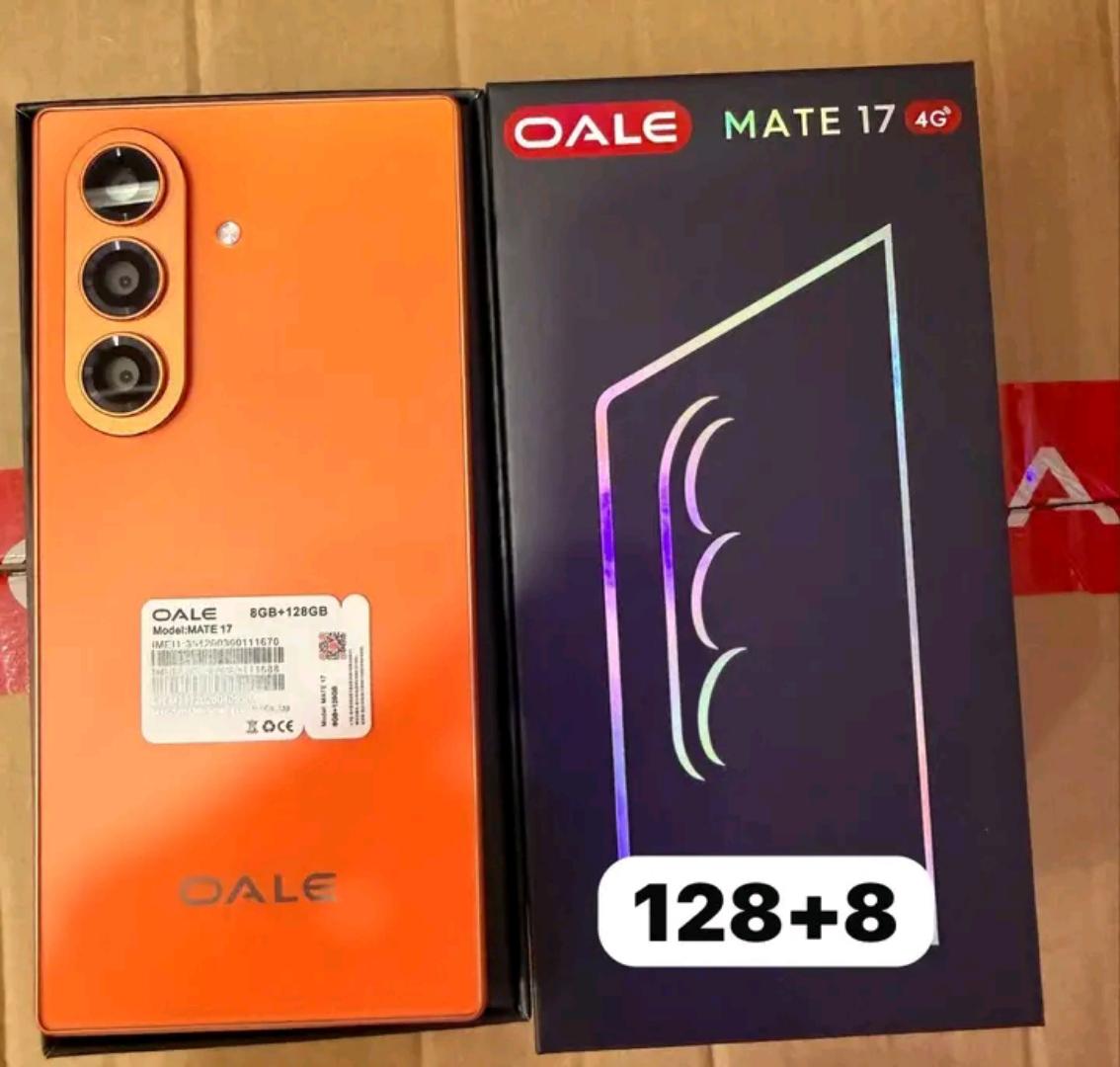 🔥OFFER !🔥Oale MATE 17 Android 15 Smartphone 6.75" HD+, 8+128GB, 5750mAh Battery Phone, 13+20MP Camera, 4G Dual SIM Side Fingerprint-Black                                                            .