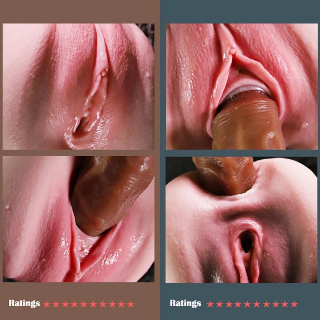 Giant Lifelike Pussy Ass**le Male Masturbator Cup 3D Realistic Vagina Ass Stroker Pocket Love Doll With Virgin Pussy Anus for Men Jerkoff Masturbation Adult Sex Toy - image 13