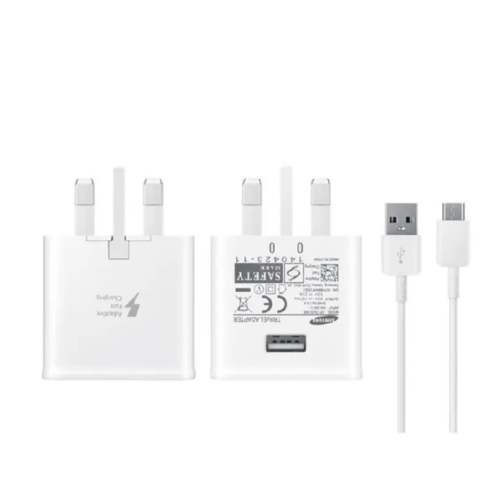 (Adapter+Cable) Samsung 25W Superfast Charger 2.0 and Adapter Type C to C Cable plus Adapter PD adapter charger for Samsung A series , S series, A23 A24 A25 A26 S25 S26 all Type C devices