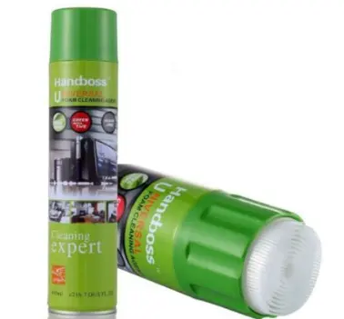 Multipurpose Foam Cleaner for all Accessories Ideal for Cleaning Laptops, Office Furnture, Car Upholstery, Home Upholstery, Gadgets, Shoes and Metal Equipment Green Handboss Universal Foam agent