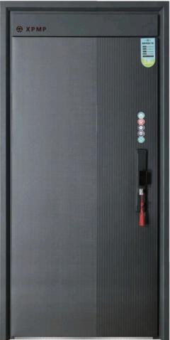 Premium Aluminum Security Door 960 × 2050 × 100 mm – Dark Grey | Heavy Duty Front Entrance Door | Left & Right Opening