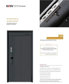 Premium Aluminum Security Door 960 × 2050 × 100 mm – Dark Grey | Heavy Duty Front Entrance Door | Left & Right Opening