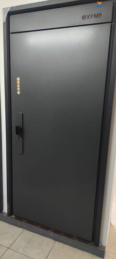 Premium Aluminum Security Door 960 × 2050 × 100 mm – Dark Grey | Heavy Duty Front Entrance Door | Left & Right Opening