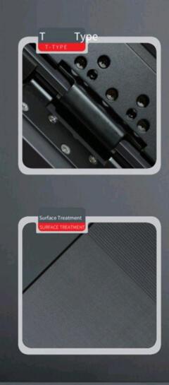 Premium Aluminum Security Door 960 × 2050 × 100 mm – Dark Grey | Heavy Duty Front Entrance Door | Left & Right Opening