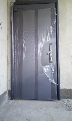 Premium Aluminum Security Door 960 × 2050 × 100 mm – Dark Grey | Heavy Duty Front Entrance Door | Left & Right Opening