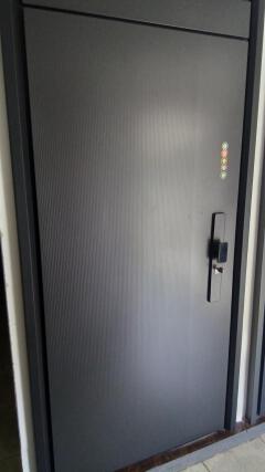 Premium Aluminum Security Door 960 × 2050 × 100 mm – Dark Grey | Heavy Duty Front Entrance Door | Left & Right Opening