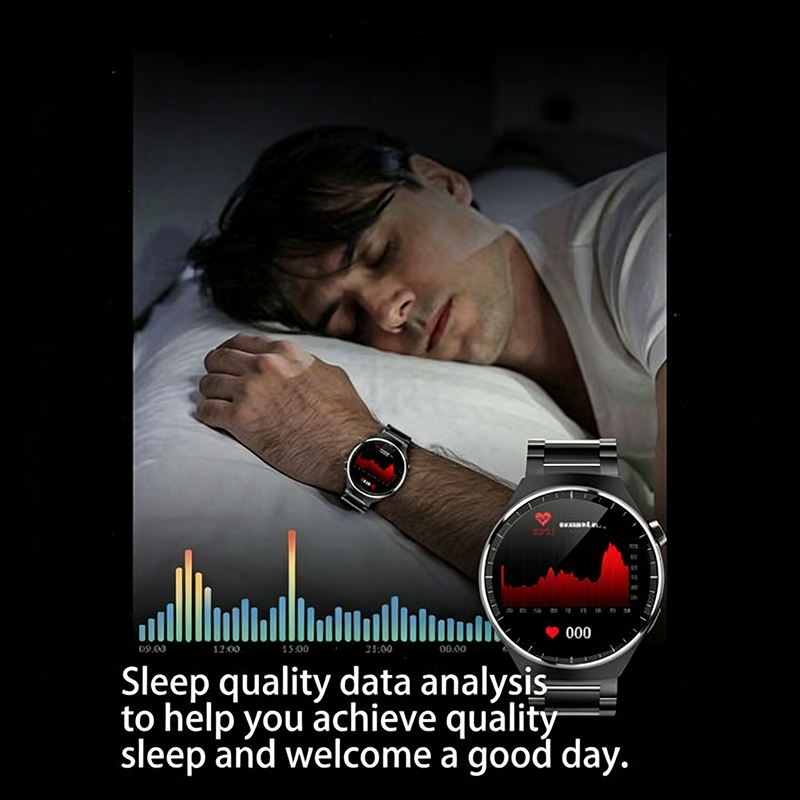 Utarudi GS90 Outdoor Smartwatch | Bluetooth Calls, 3 Replaceable Straps, Heart Rate and Blood Oxygen Monitoring, IP67 Waterproof Fitness Smartwatch